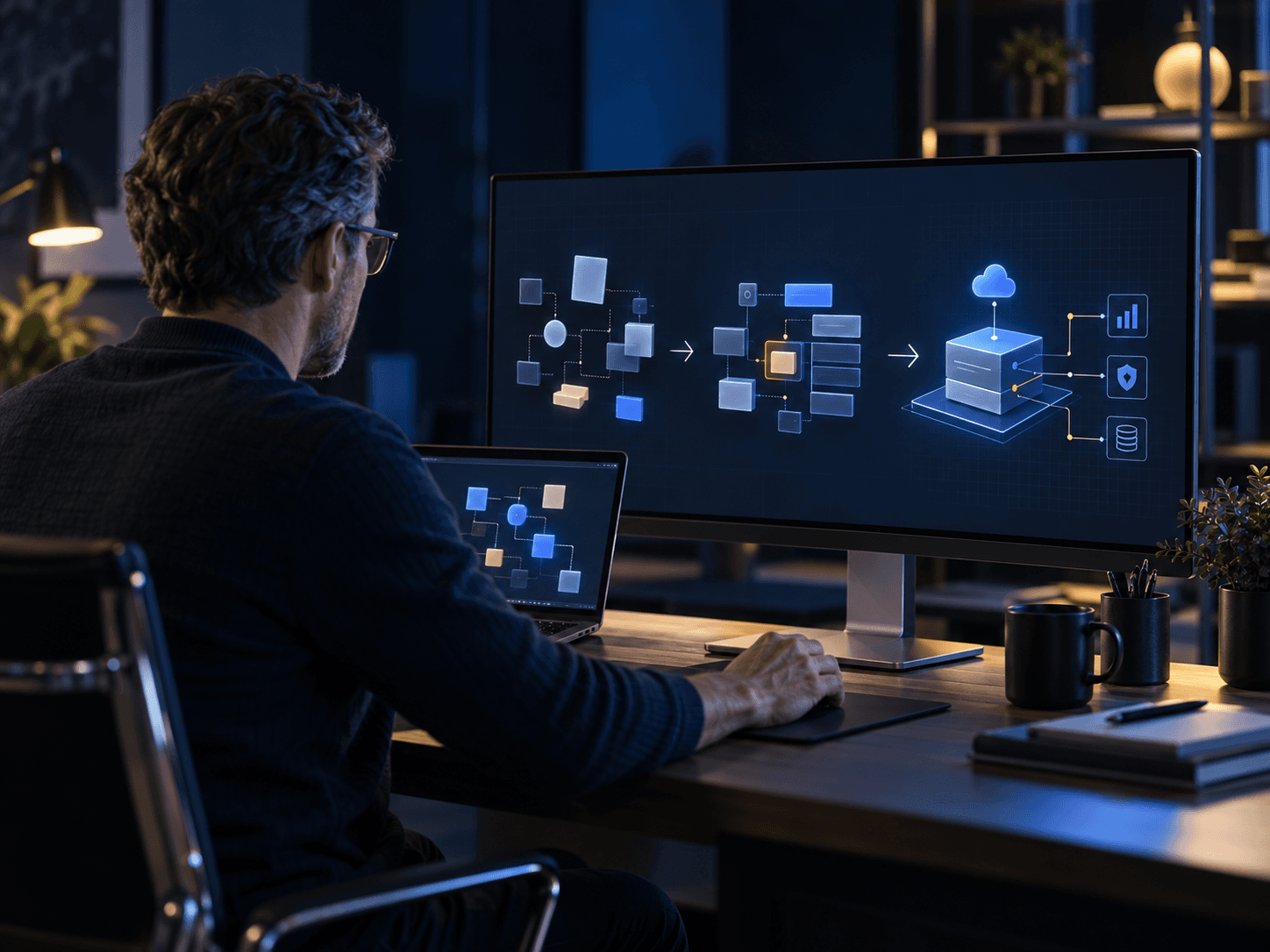 Product engineer working across application architecture from prototype through production